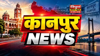कानपुर की सब्जी मंडी में रखा प्याज और हरी सब्जियां